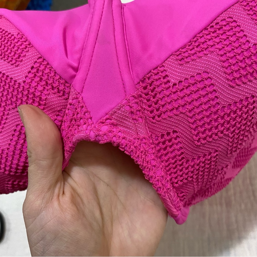 Vibrant Pink Bikini Top - Picture 13 of 16